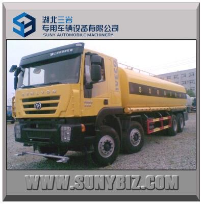 30 Cubic I Veco Hongyan Genlyon 8X4 Heavy Water Tank Truck