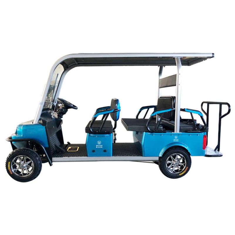 6 Seat Popular Luxury Sightseeing Car Golf Cart Cheap Electric Cars for Sale