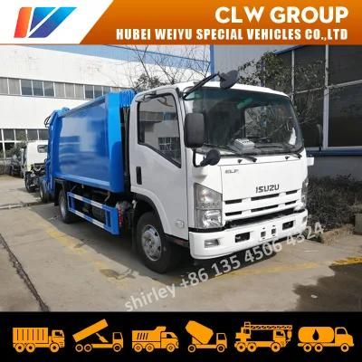 Isuzu 6cbm 8 Cubic Meters Waste Collection Recycling Service Truck 6tons Waste Disposal Truck for Nigeria