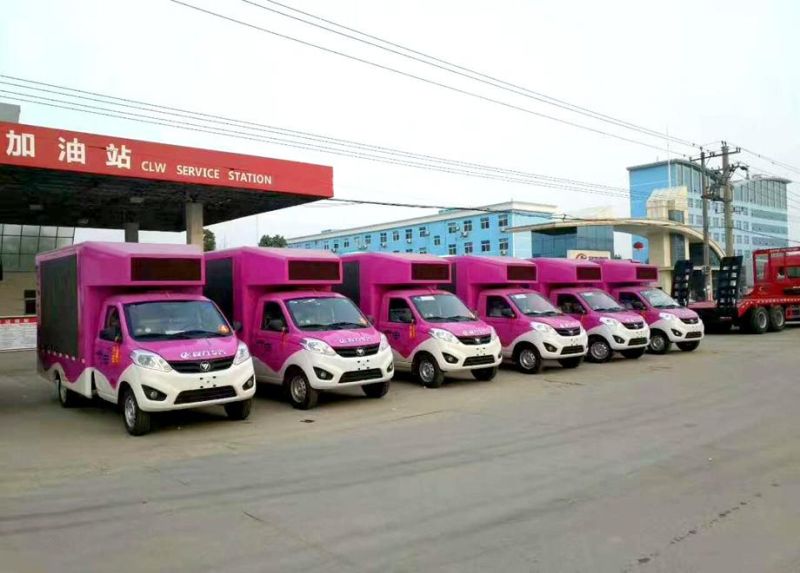 Good Quality Foton Changan Kerry Mini P4 P5 P6 LED Advertising Truck