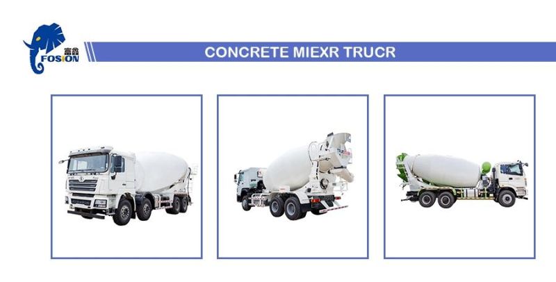 White Color 6 Cbm Concrete Mixing Truck Special Transport Truck