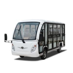 14 Passenger Vehicles Electric Shuttle Bus City Tourist Sightseeing Car with Heater and Air Conditioning