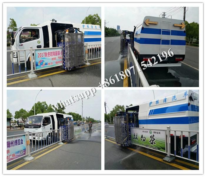 4X2 High Pressure Guardrail Cleaning Truck Street Washing Truck for Sale