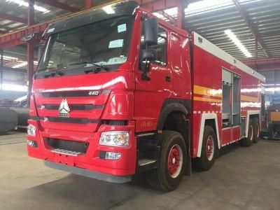 Chinese HOWO 12 Wheels Big 5000 Gallons 20ton 18000L 18000litres 20000 Litres Fire Fighting Truck
