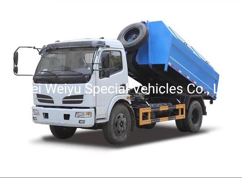 8tons Dongfeng Hook Lift Arm Garbage Truck Large Roll off Container Garbage Truck for Sale