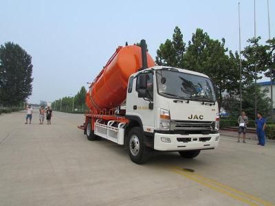 Low Price Vacuum Sewage Waste Water Tank Truck with Boom Tube