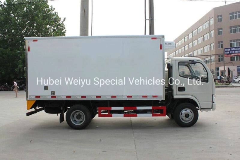 Hot Sale China 3 Tons Frozen Fish/Meat/Food Transport Delivery Refrigerated Vehicles Freezer Refrigerator Van Truck