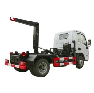6*4 Professional Customized 4t Payload Hook-Arm Type Garbage Truck with Detachable Box