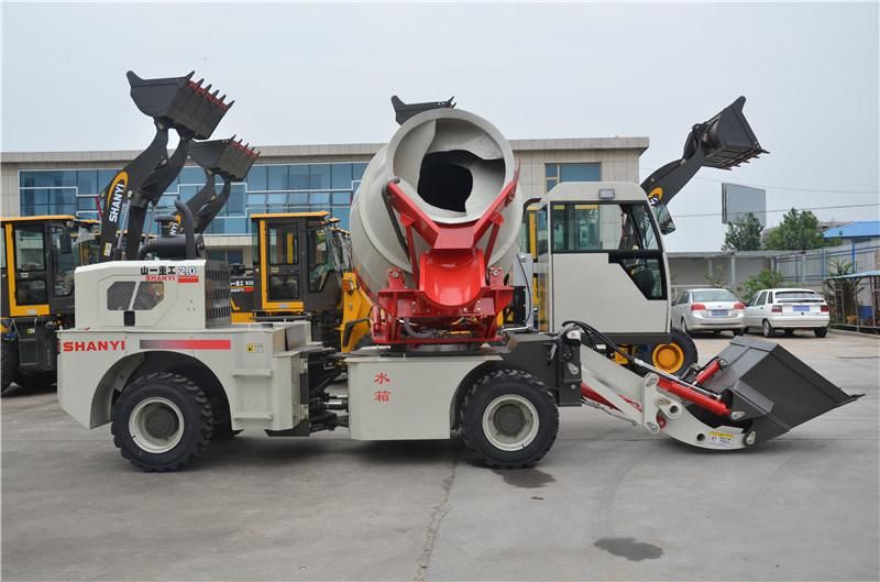 1.2 Cbm Self Loading Concrete Mixer Truck Concrete Truck Mixer Price