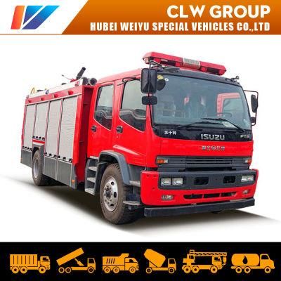 Japanese Brand 10cbm 4*2 Fire Engine Euro 4 Isuzu 6000L-10000L Foam Fire Fighting Truck