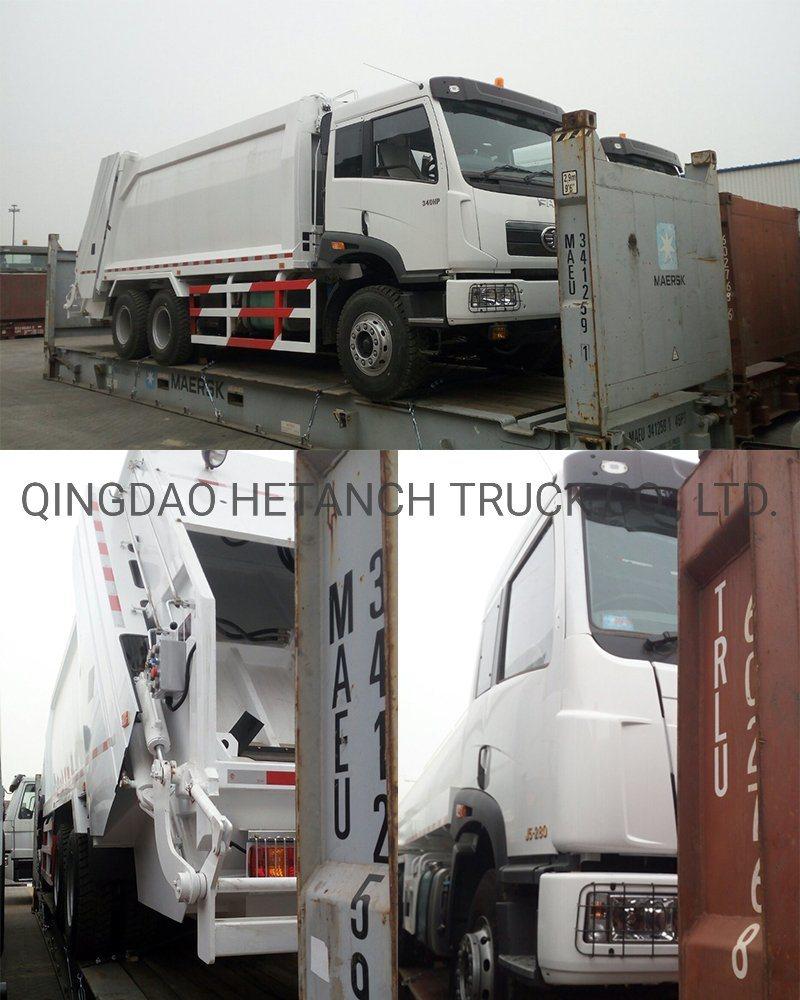 high quality durable FAW 18 cubic meter garbage truck