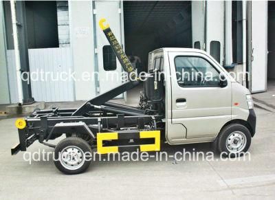 3-5m3 Carriage-Detachable Garbage Truck/ Small Hook-lift Garbage Truck