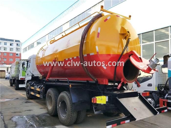 Dongfeng 20tons Sewage Suction Truck 20, 000liters Sanitation Sewage Cleaning Truck