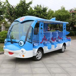 14 Seaters Electric Sightseeing Bus with Dolphin Design (DN-14)