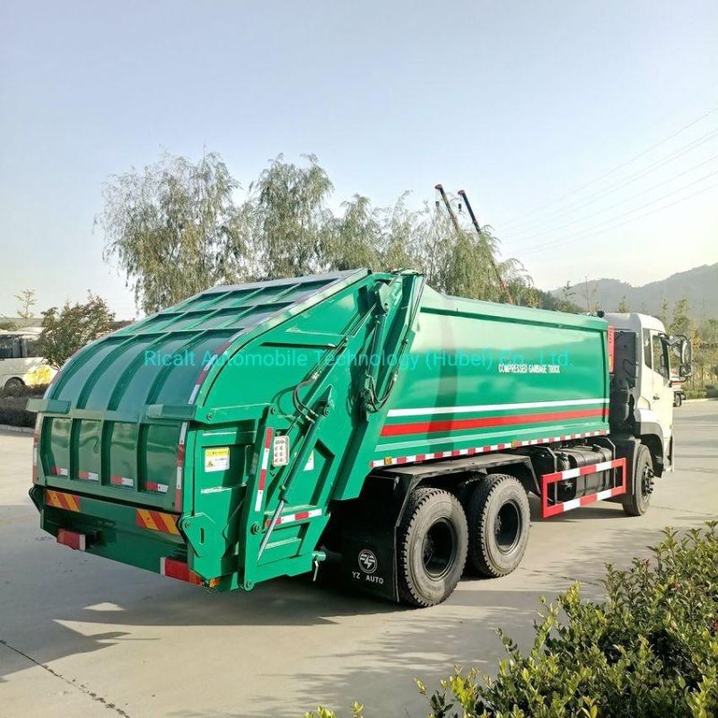 China Distributor Can Provid Samples 6X4 20cbm Dongfeng Garbage Compactor Truck