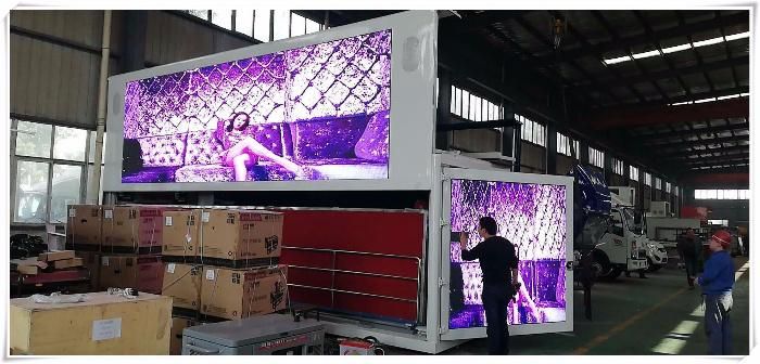 Outdoor LED Advertising Truck Upper P4 P5 P6 LED Truck Super Structure