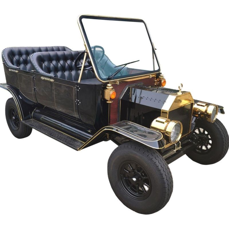 New on Sale Powerful Vehicle 5 Passenger Electric Sightseeing Scooter Classic Vintage Car