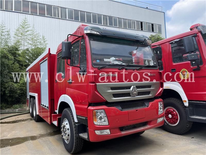 Sinotruk Homan 6X4 Fire Rescue Water and Foam Tank Truck Fire Fighting Truck Emergency Fire Engine Fire Pumper Trucks