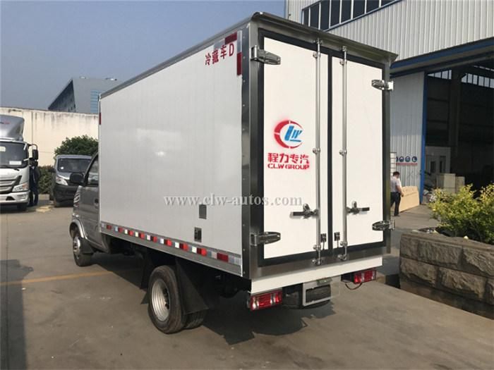 China Hot Sale Fruit and Vegetable Transport Mini Refrigerated Truck with 3m Cargo Box