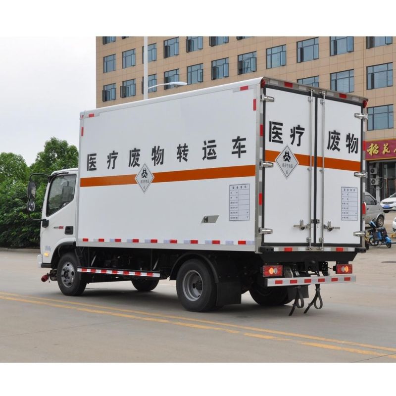 Foton 4X2 5 Ton Frozen Vaccine Transport Medical Waste Transport Refrigerated Truck for Malaysia Chile Saudi Arabia