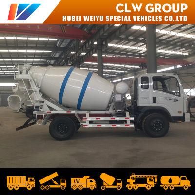 China Sinotruk 4*2 Construction Mixer Vehicle 7cbm Cement Mixing Mobile Concrete Mixer Truck
