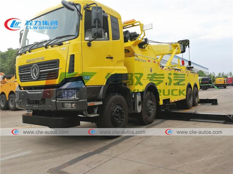 Heavy Duty 30t Road Recovery Truck/Road Wrecker/Tow Truck 30tons Dongfeng 8X4 Breakdown Recovery for Philippines