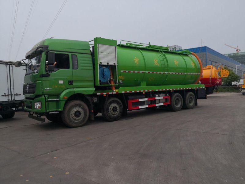 Shacman 8*4 Sewer Cleaning Sewage Suction Truck Customized New Brand