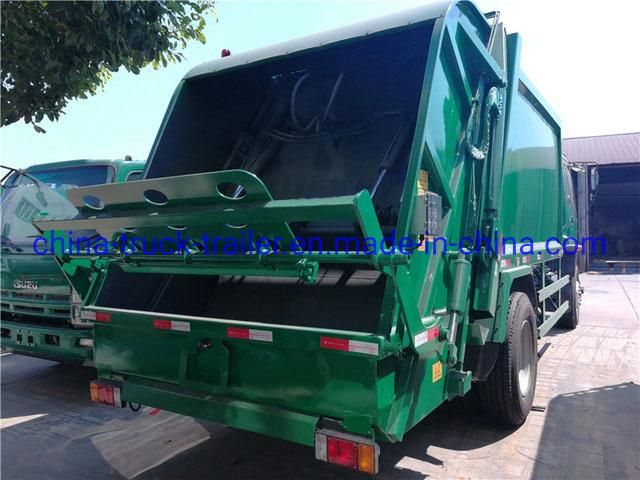 Isuzu 12cbm Fvr 4X2 6 Wheeler 241 HP Garbage Truck