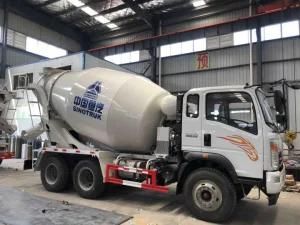 Automatic Feeding Small Concrete Mixer Truck HOWO 6X4