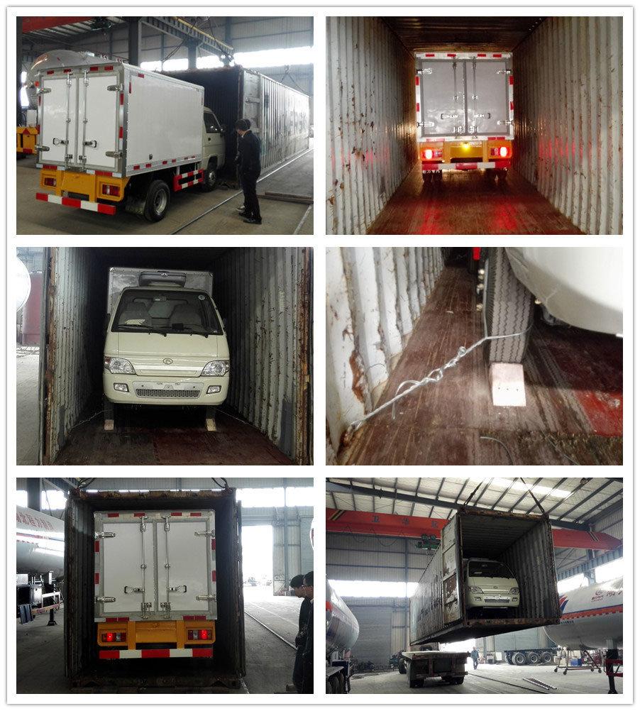 2000 Liters 5000liters LHD Rhd Foton Mini Refrigerated Truck for Fish