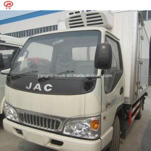 JAC Refrigerator Van Truck with Rear Tail Lift