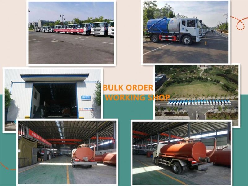 FAW 10cbm 6wheeler Honey Sucker Septic Sewer Sludge Tank Fecal Waste Vacuum Sewage Suction Truck