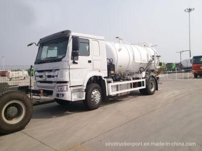 Original Sinotruk HOWO 4X2 Vacuum Sewage Truck/Sewage Suction Tanker Truck