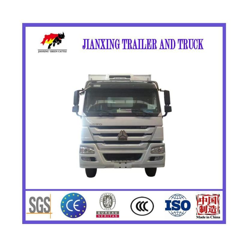 Famous Brand HOWO Refrigerated Frozen Food Transport Truck for Hot Salediesel Powered Manual