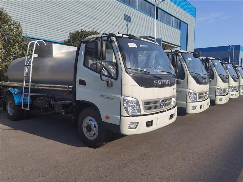 Good Quality Foton 4X2 Aumark Stainless Steel Water Tank Truck for Sale