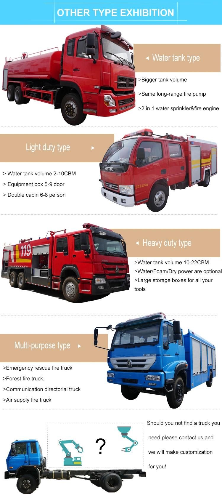 Isuzu 4X2 Water and Foam Fire Fighting Engine