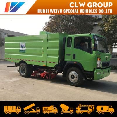 Rhd Hot Area Automatic Garbage Sweeping 5ton Sinotruk HOWO Truck Vacuum Sweeper