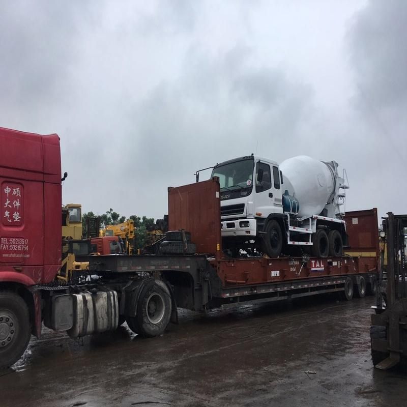 Wight Color Beautiful Looking Very Good Used Isuzu Mixer Trucks