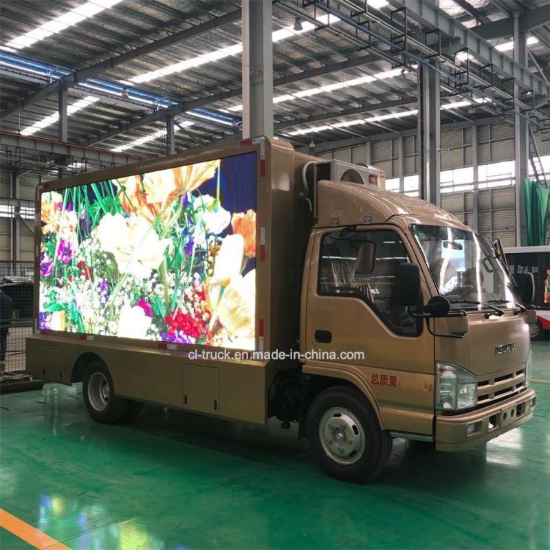 Factory Selling Japan Brand Elf 100p P4 P5 Full Color LED Advertising Display Truck