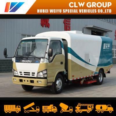 Hot Sale Isuzu 3tons/4t/5t Dry Wet Dual-Purpose Street Vacuum Cleaner 6-7cbm Road Garbage Dust Suction Truck