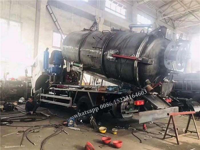 Dongfeng 10000litres 12000L Diesel Engine Drain Jetter Sewer Cleaning Sucking Combined Sewage Jetting Truck