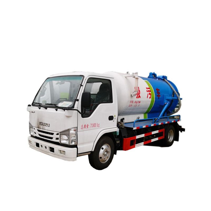 Qingling Wushiling 100p 5cbm Vacuum Sewage Suction Truck