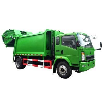 HOWO Light 7m3 8m3 Compactor Garbage Truck