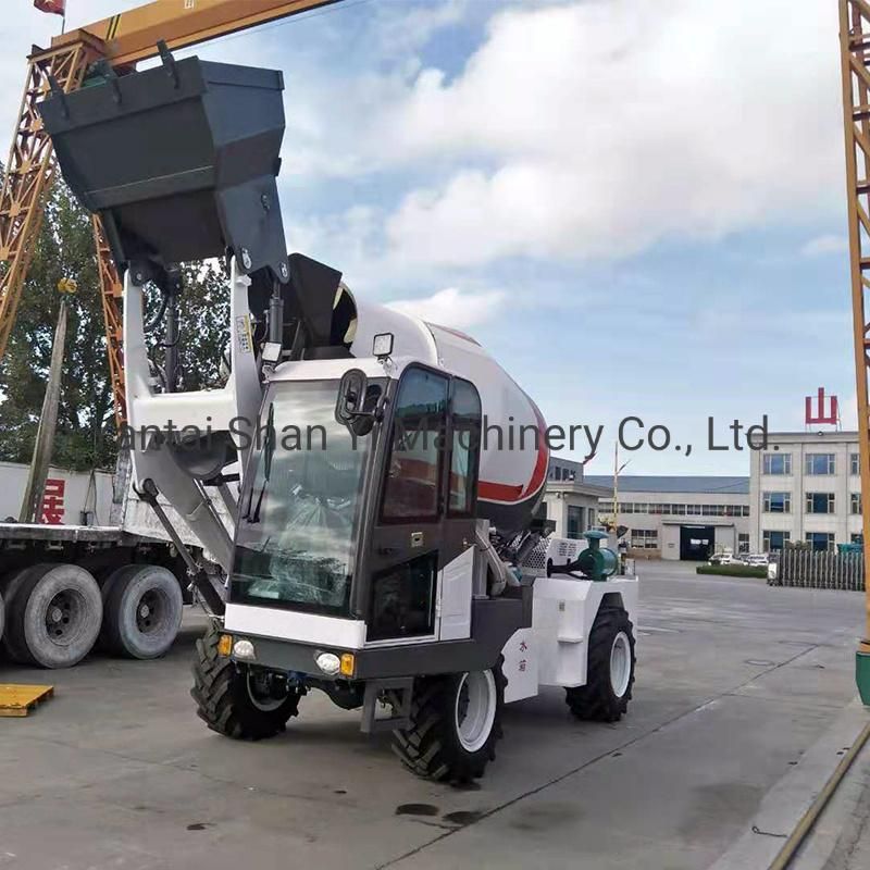 Ce 3.5 Cubic Meter Self Loading Concrete Mixer Truck with 279° Rotating Drum