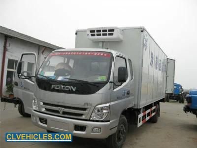 6 Wheeler 4*2 Box Refrigerator Cold Refrigerated Van Truck