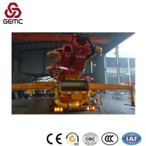 Diesel Manual 43m 58m 62m Vertical Reach Concrete Mixer Pump Truck