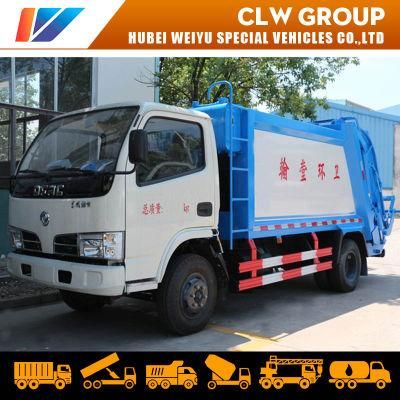 Dongfeng 4X2 5cbm Compress Compactor Compressed Waste Garbage Truck
