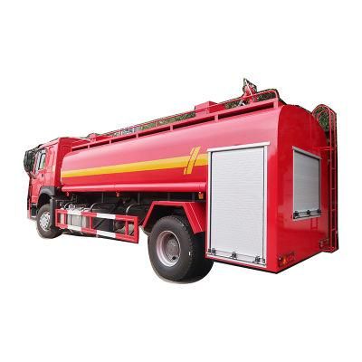 Sinotruk HOWO 4X2 4X2 Fire Water Tank Truck