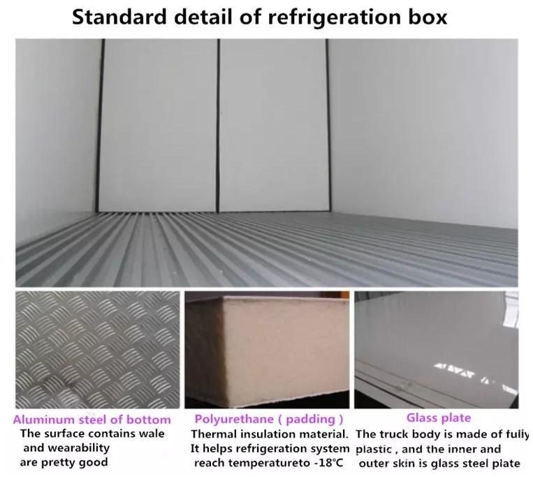 HOWO 5ton Small Thermo King Freezing Delivery Refrigerator Truck