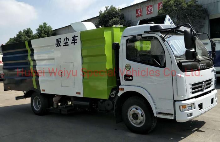 High Quality Dongfeng 5tons Heavy Road Vacuum Street Cleaning Truck 4X2 Dust Suction Sweeper Truck Good Price for Sale